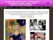 Tablet Screenshot of elizabeth-stahl.com